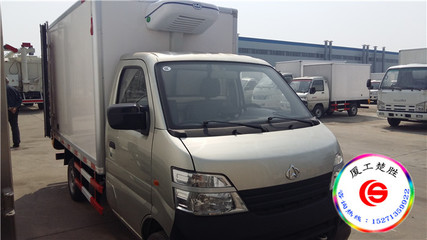 舟山國(guó)五冷藏車銷售部 冷鏈車廠家直銷，選擇廈工楚勝的卓越優(yōu)勢(shì)